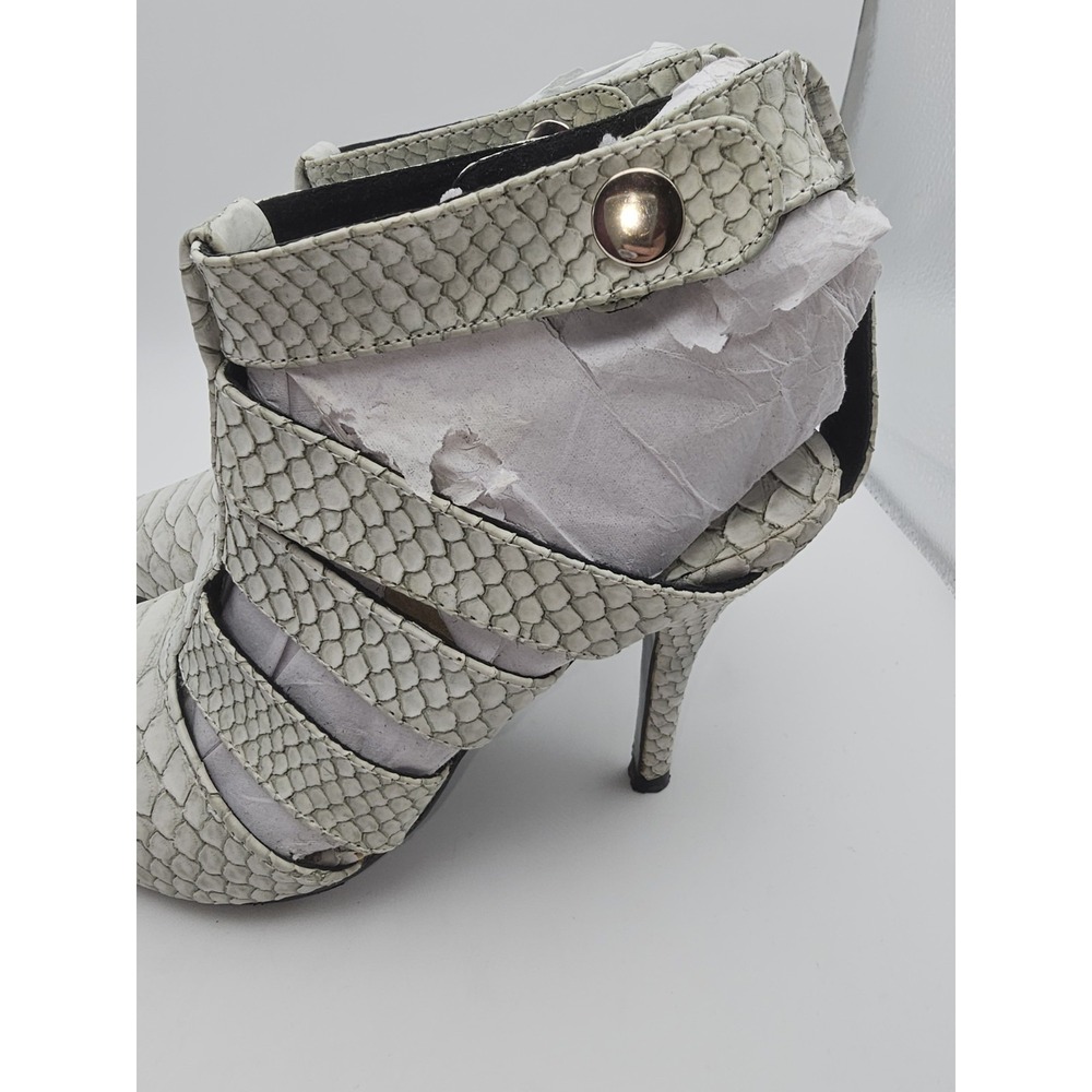 Shakuhachi Leather Snakeskin Pattern  Herls Woman  Size 39 - Picture 4 of 12